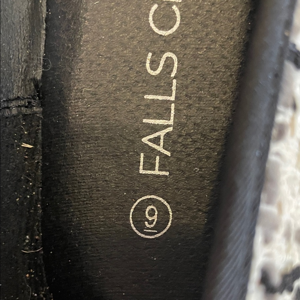 Falls Creek NWOT Sz 9 Black and White Tweed Bow Flats - Picture 7 of 10